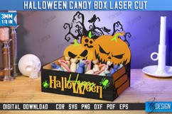 Halloween Candy Box Laser Cut | Trick or Treat | Treat Box Product Image 1