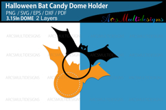 Halloween spooky Bat Candy Dome Holder Product Image 3