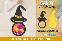 Halloween Candy Dome SVG | Candy Holder Cut File BUNDLES Product Image 2