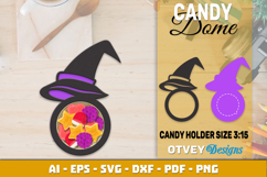 Halloween Candy Dome SVG | Candy Holder Cut File BUNDLES Product Image 3