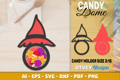 Halloween Candy Dome SVG | Candy Holder Cut File BUNDLES Product Image 4