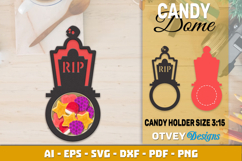 Halloween Candy Dome SVG | Candy Holder Cut File BUNDLES Product Image 8