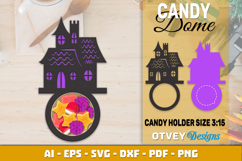 Halloween Candy Dome SVG | Candy Holder Cut File Product Image 7