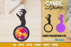 Halloween Candy Dome SVG | Candy Holder Cut File Product Image 3