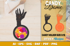 Halloween Candy Dome SVG | Candy Holder Cut File Product Image 5