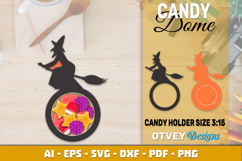 Halloween Candy Dome SVG | Candy Holder Cut File BUNDLES Product Image 5