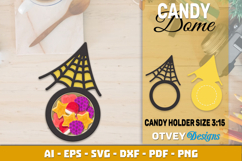 Halloween Candy Dome SVG | Candy Holder Cut File BUNDLES Product Image 6