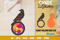 Halloween Candy Dome SVG | Candy Holder Cut File BUNDLES Product Image 9
