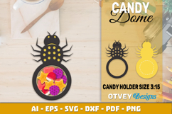 Halloween Candy Dome SVG | Candy Holder Cut File BUNDLES Product Image 6