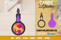 Halloween Candy Dome SVG | Candy Holder Cut File BUNDLES Product Image 7