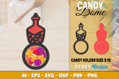 Halloween Candy Dome SVG | Candy Holder Cut File BUNDLES Product Image 8