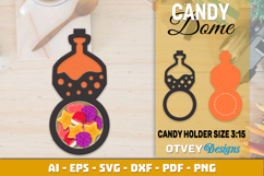 Halloween Candy Dome SVG | Candy Holder Cut File BUNDLES Product Image 9