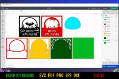 Happy Halloween Confetti Shaker Card | Halloween Card SVG Product Image 4