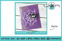 Halloween Spiderweb Spider Card Template Product Image 9