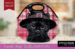 Halloween Cat Lunch Bag - Witch Hat Lunch Bug PNG Product Image 1
