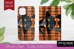 Halloween Cat Phone Case PNG - Witch Hat Case PNG Product Image 1