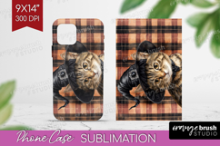 Halloween Cat Phone Case PNG - Witch Hat Case PNG Product Image 1