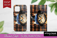 Halloween Cat Phone Case PNG - Witch Hat Case PNG Product Image 1