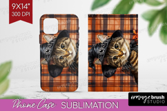 Halloween Cat Phone Case PNG - Witch Hat Case PNG Product Image 1