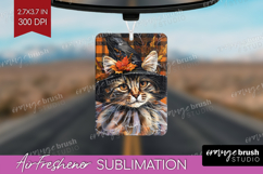 Halloween Cat Air Freshener PNG - Witch Hat PNG Sublimation Product Image 1