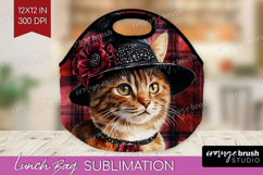 Halloween Cat Lunch Bag - Witch Hat Lunch Bug PNG Product Image 1