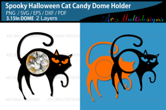 Spooky Halloween Cat candy dome holder Product Image 1