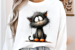 Halloween Cat Clipart PNG Product Image 3
