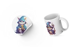 Halloween cat clipart bundle set of 10 illustration Product Image 4