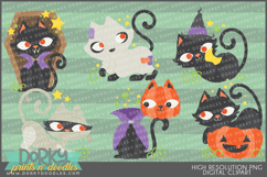 Silly Halloween Clipart Bundle Product Image 8