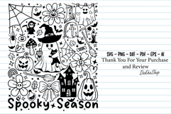 Ghost Halloween Svg, Halloween Shirt Svg, Spooky Season Svg Product Image 8