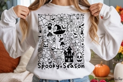 Ghost Halloween Svg, Halloween Shirt Svg, Spooky Season Svg Product Image 2