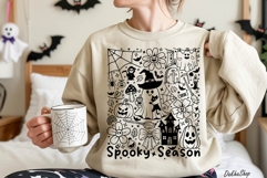 Ghost Halloween Svg, Halloween Shirt Svg, Spooky Season Svg Product Image 7
