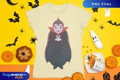 Halloween Vampire Watercolor Sublimation Product Image 1
