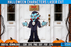 Halloween Characters Laser Cut|Porch Decor | Vampire|Dracula Product Image 1