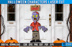 Halloween Characters Laser Cut | Porch Decorations | Zombie Product Image 1