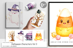 Digital Paper Halloween Characters Product Image 1