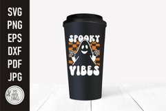 Spooky Vibes SVG design use for funny Halloween shirts, mugs, tumblers, phone cases and more. Checkered ghost svg design also print as small stickers or decals