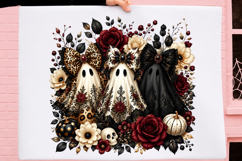 Halloween Cherry Ghost Sublimation Png Product Image 3