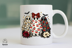 Halloween Gothic Cherry Ghost Spooky Season Leopard Prints Product Image 4