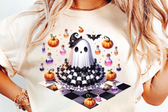 halloween chessboard ghost png, gothic ghost clipart, spooky chessboard sublimation, trendy halloween ghost design, cute ghost with pattern png, halloween sublimation clipart, spooky cute ghost png, edgy halloween ghost art, halloween chess pattern png, g