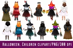 Halloween Children Clipart Baby Clipart Family Product Image 1