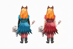 Halloween Children Clipart Baby Clipart Family Product Image 6