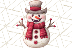 Halloween &amp; Christmas Clipart PNG, Stitched Felt Holiday Product Image 2