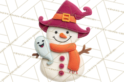 Halloween &amp; Christmas Clipart PNG, Stitched Felt Holiday Product Image 3
