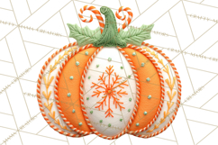 Halloween &amp; Christmas Clipart PNG, Stitched Felt Holiday Product Image 5