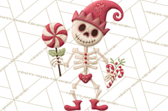 Halloween &amp; Christmas Clipart PNG, Stitched Felt Holiday Product Image 5