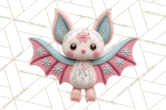 Halloween &amp; Christmas Clipart PNG, Stitched Felt Holiday Product Image 4