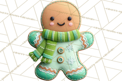 Halloween &amp; Christmas Clipart PNG, Stitched Felt Holiday Product Image 3