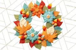 Halloween & Christmas Clipart PNG, Stitched Felt Holiday Product Image 4