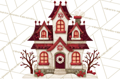 Halloween &amp; Christmas Clipart PNG, Stitched Felt Holiday Product Image 4